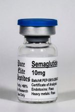 Semaglutide 10mg peptide vial for health and wellness.